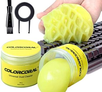 2Pack Keyboard Cleaning Gel Set Universal Dust Cleaner for PC Keyboard Cleaning Car Detailing Slime Laptop Dusting Home and Office Electronics Cleaning Kit Computer Cleaning Slime