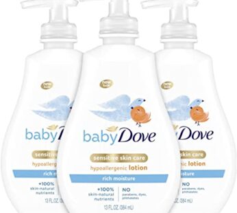 Baby Dove Lotion, Rich Moisture, 13 oz, 3 count