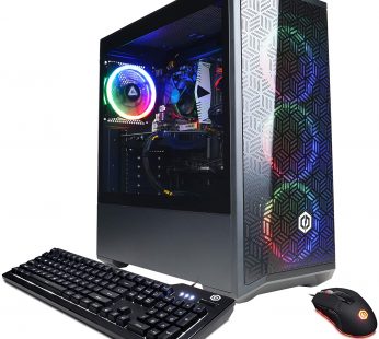 CYBERPOWERPC Gamer Xtreme VR Gaming PC, Intel Core i5-11400F 2.6GHz, 8GB DDR4, GeForce RTX 2060 6GB, 500GB NVMe SSD, Wi-Fi Ready & Win 11 Home (GXiVR8060A11)