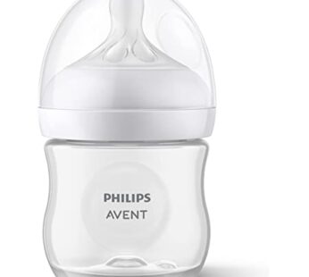 Philips AVENT Baby Bottle with Natural Response Nipple, 4 Oz