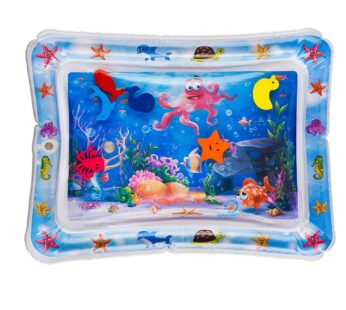 Splashin’kids Inflatable Tummy Time Premium Water mat Infants and Toddlers is The Perfect Fun time Play Activity Center Your Baby’s Stimulation Growth