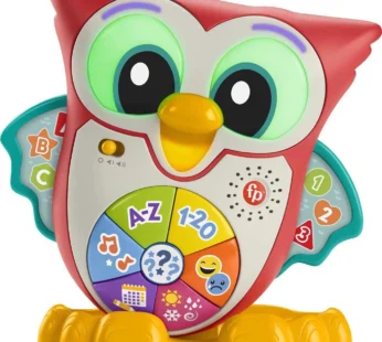 Fisher-Price Linkimals Interactive Toddler Learning Toy Owl with Lights and Music